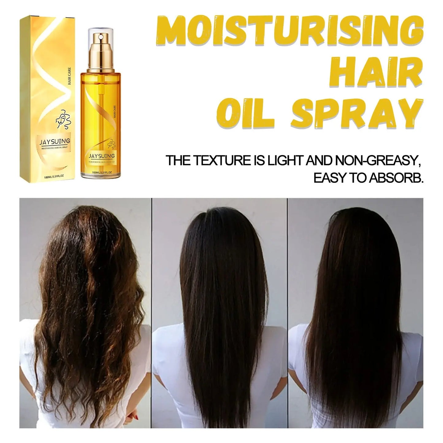 Hair Care Essential Oil Spray Moisturizing And Smooth ShopaVibe