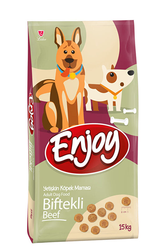 PatiliEv Enjoy Biftekli Yetişkin Köpek Maması 15 kg Med Shop