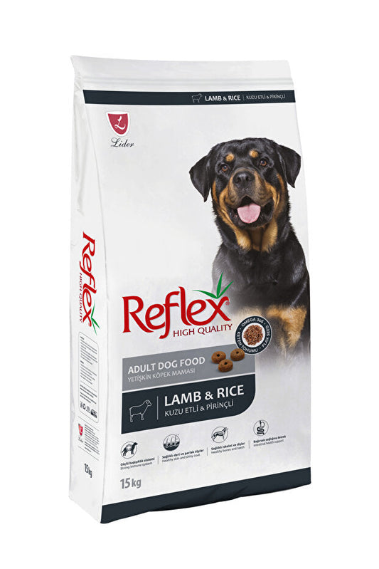 PatiliEv Reflex Kuzu Etli ve Pirinçli Yetişkin Köpek Maması 15 kg KIRCA GROUP