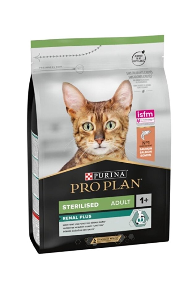 PatiliEv Pro Plan Kısırlaştırılmış Somonlu Kuru Kedi Maması 3 Kg Frog Pet