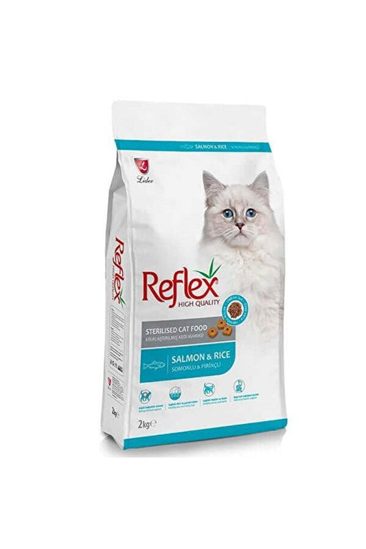 PatiliEv Reflex Kısırlaştırılmış / Sterilised Somonlu ve Pirinçli Kedi Maması 2 kg Köyceğiz Market