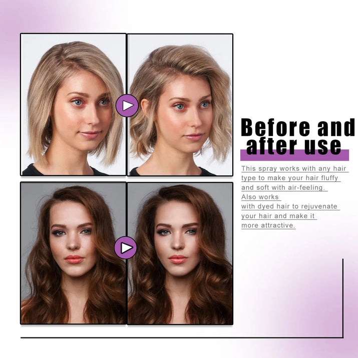 Hair Fluffy Spray Oil-free And Refreshing ShopaVibe