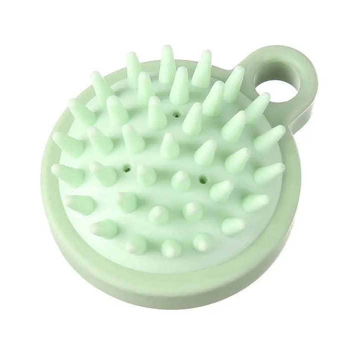 Household Shampoo Comb Head Brush Silicone Shampoo Massage Brush ShopaVibe