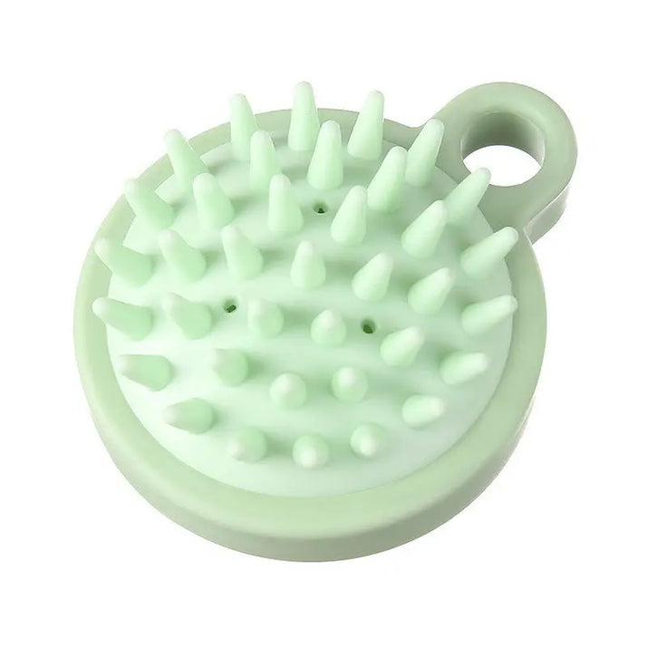 Household Shampoo Comb Head Brush Silicone Shampoo Massage Brush ShopaVibe