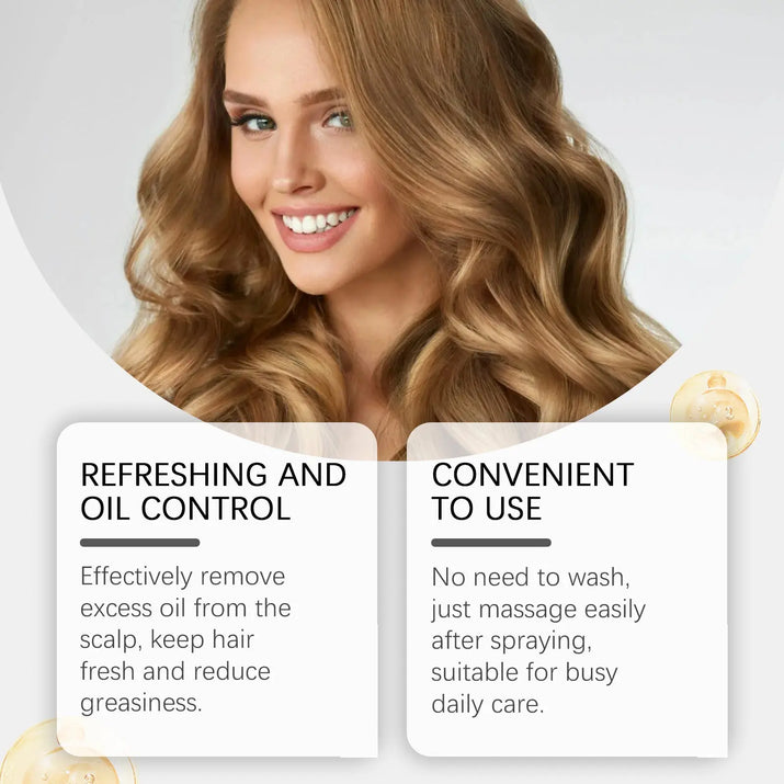 Hair Fluffy Spray Oil Removal Refreshing Long-lasting Shaping ShopaVibe