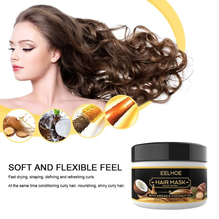 Men's And Women's Styling And Fluffy Hair Care Essential Oil Elastin ShopaVibe