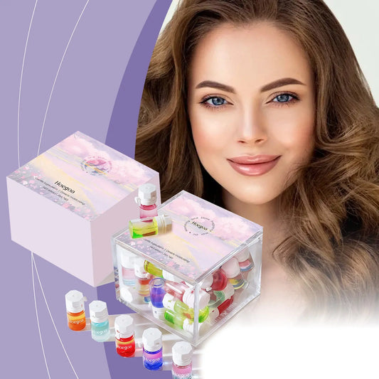 Hoegoa Hair Care Essential Oil Capsules Daily Soft Care Moisturizing Dry And Dry Manic Hair Gloss Improve Hair Quality ShopaVibe