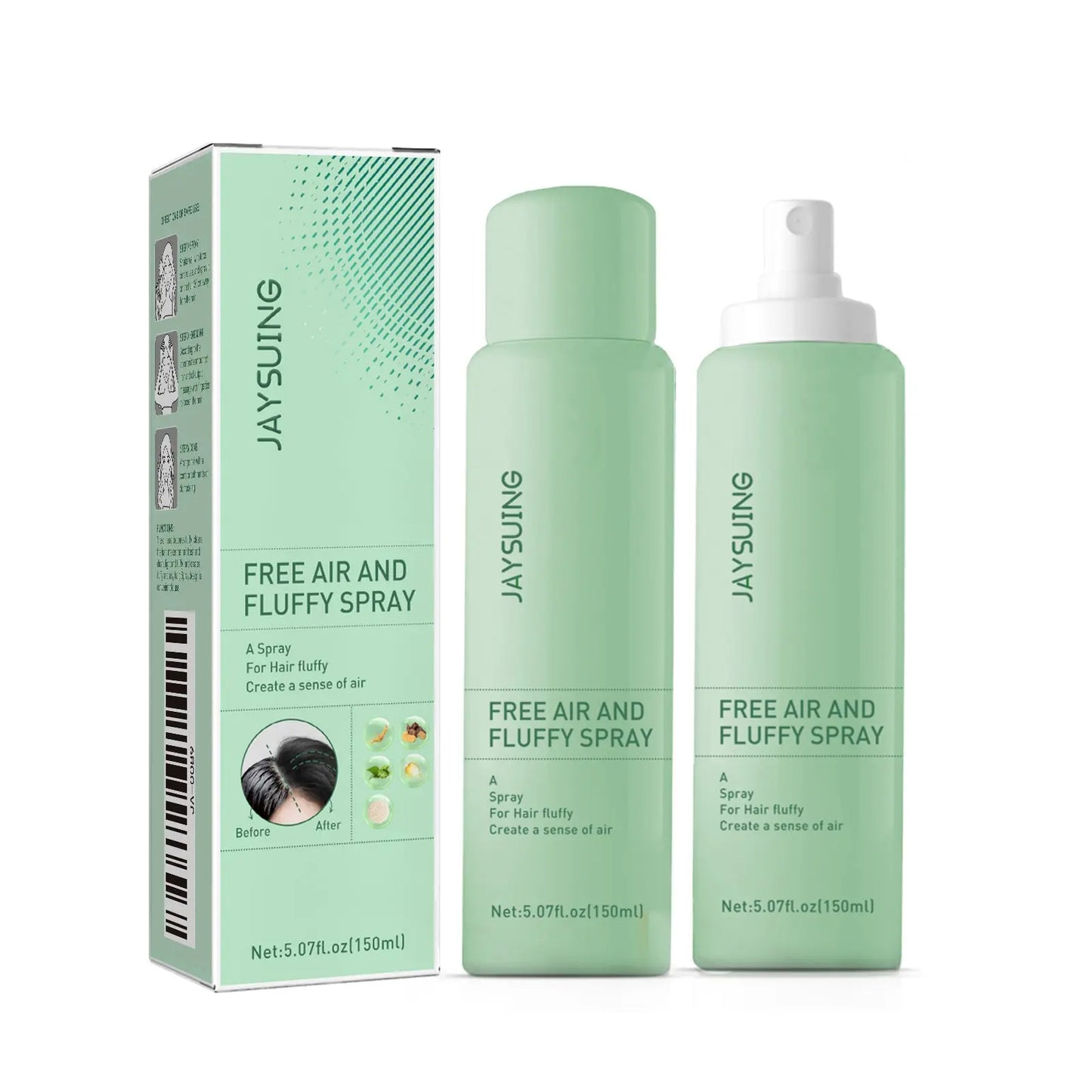 Hair Fluffy Spray Oil Head Fluffy Refreshing Spray Lazy Wash-free Dry Hair Spray ShopaVibe
