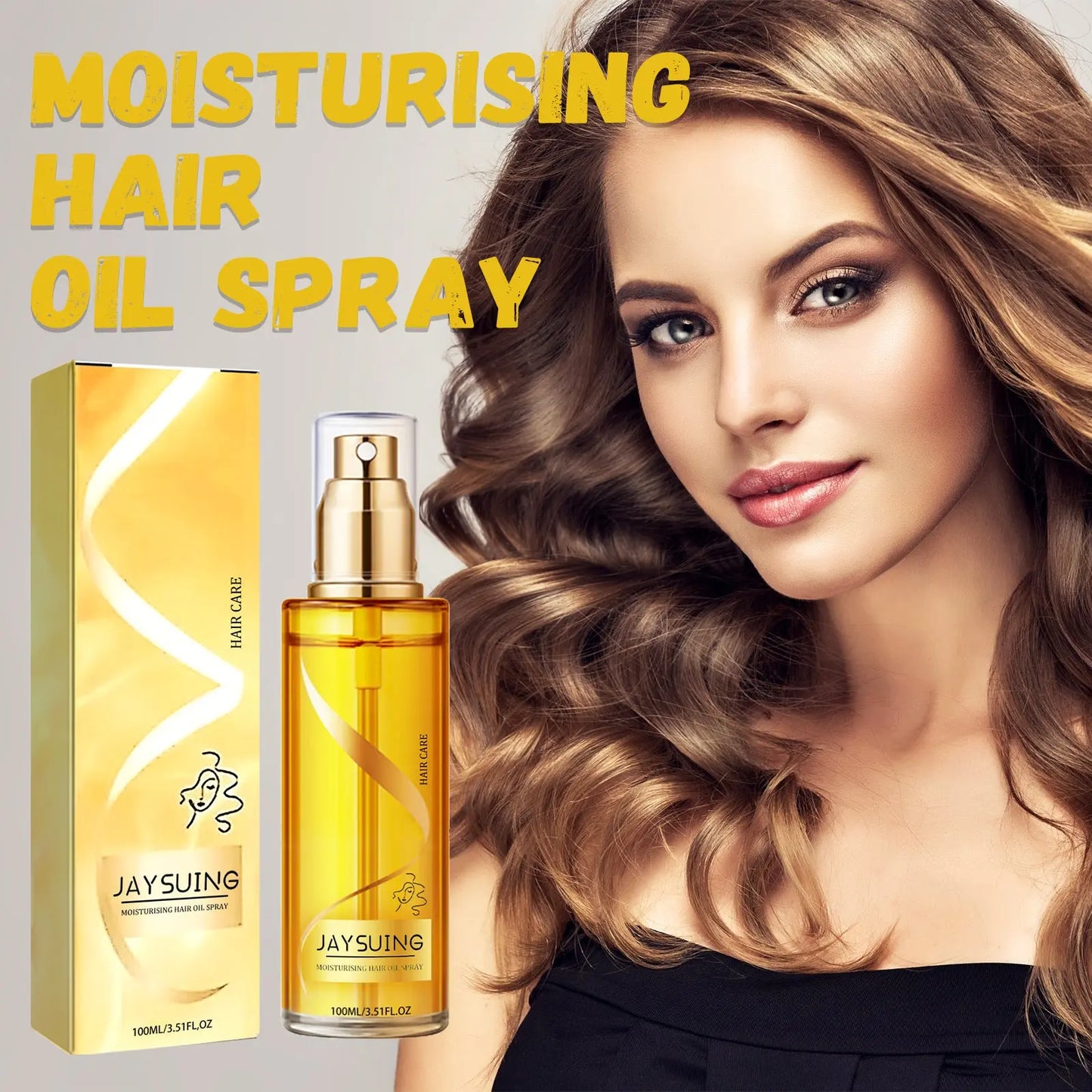 Hair Care Essential Oil Spray Moisturizing And Smooth ShopaVibe