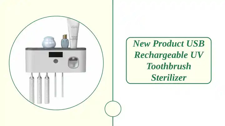 New Product USB Rechargeable UV Toothbrush Sterilizer by@Outfy
